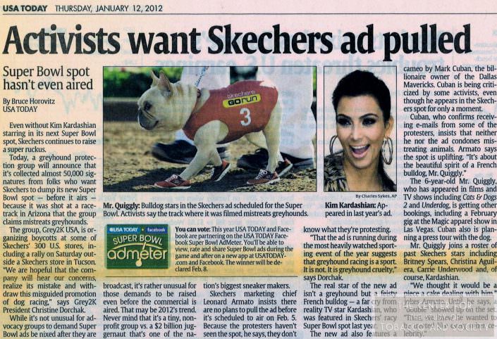 2012 01 12 Activists want Sketchers ad pulled wm