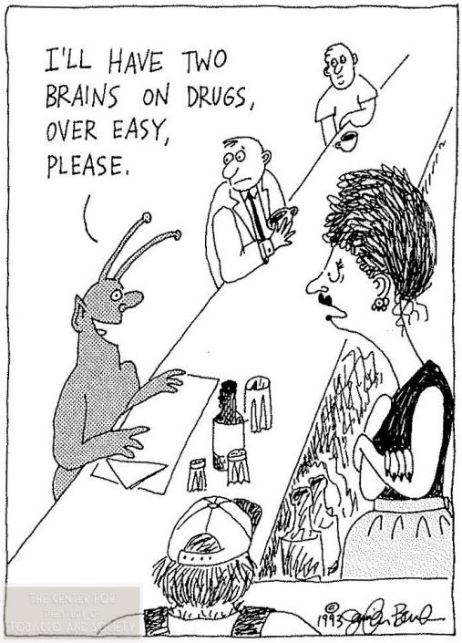 1994 03 Ill have two brains on drugs cartoon wm