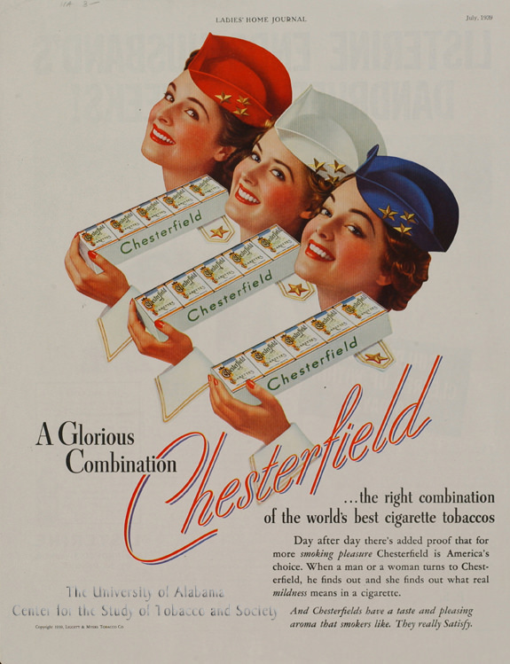 06 Poster Chesterfield ad Glorious Combo