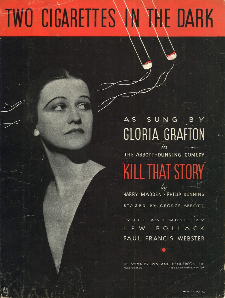 1934 Two Cigarettes in the Dark Gloria Grafton