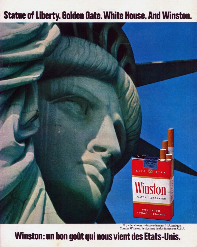 1971 French Winston ad