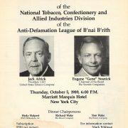 1989 ADL Man of the Year US Tobacco