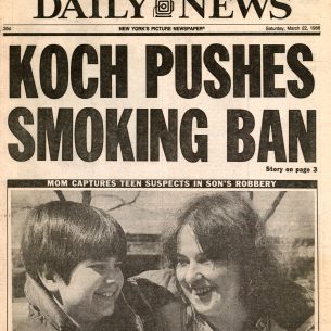 Koch Pushes Smoking Ban