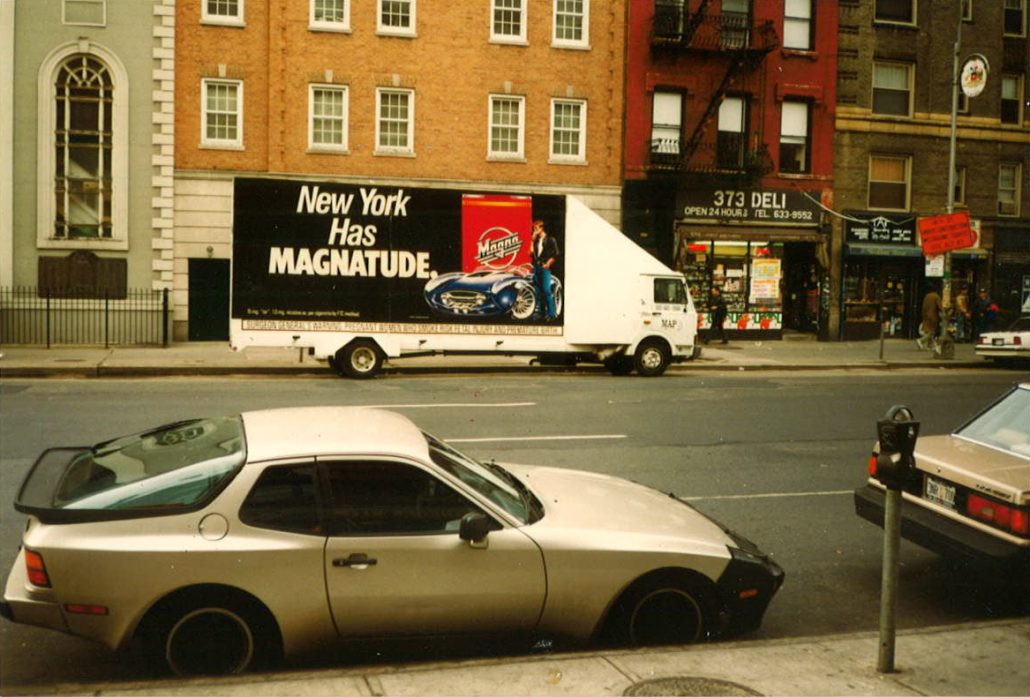 Magna ad on a truck