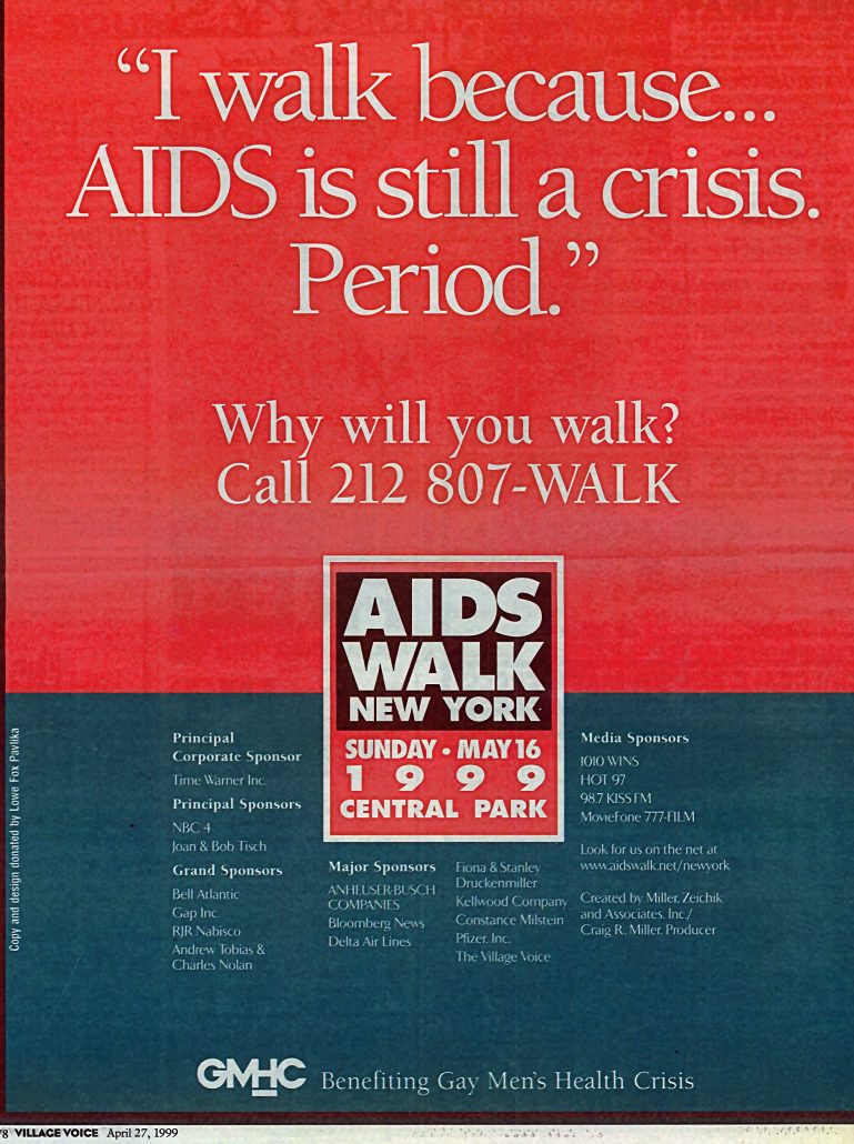 Tisch AIDS Walk