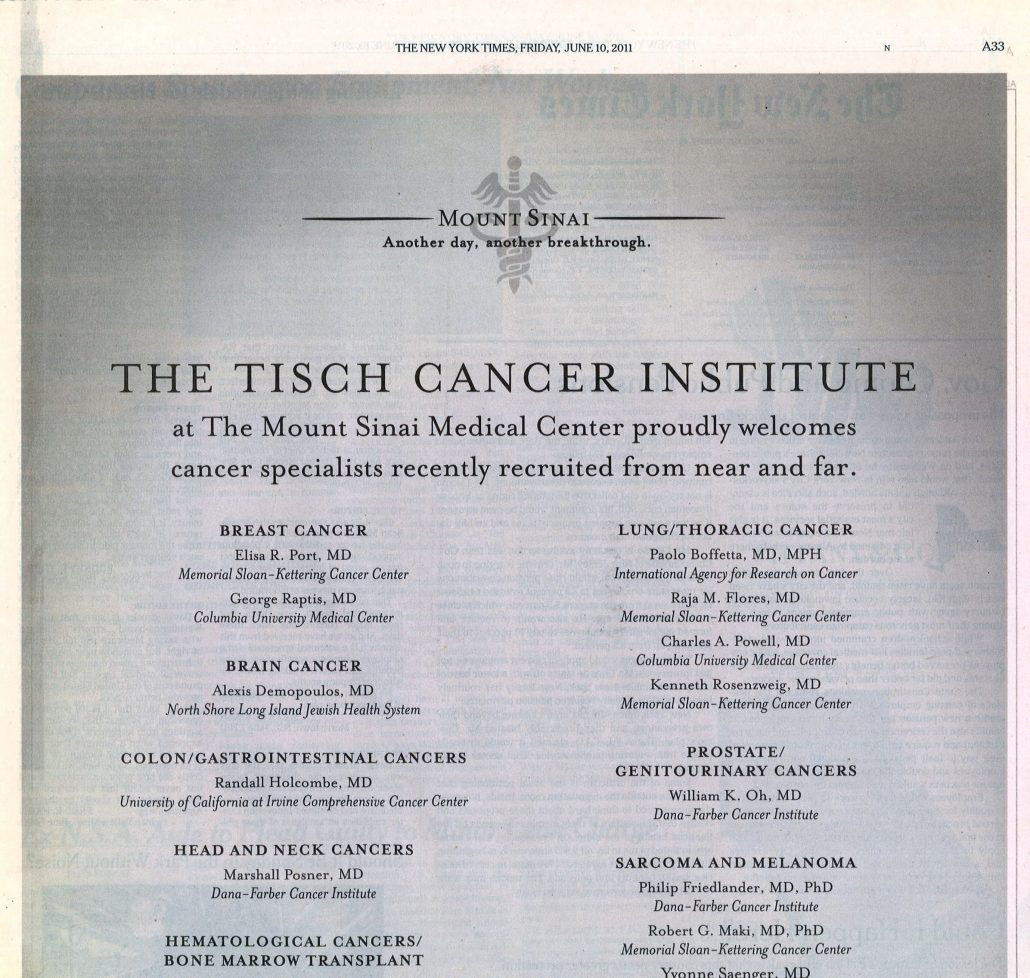 Tisch Cancer Institute
