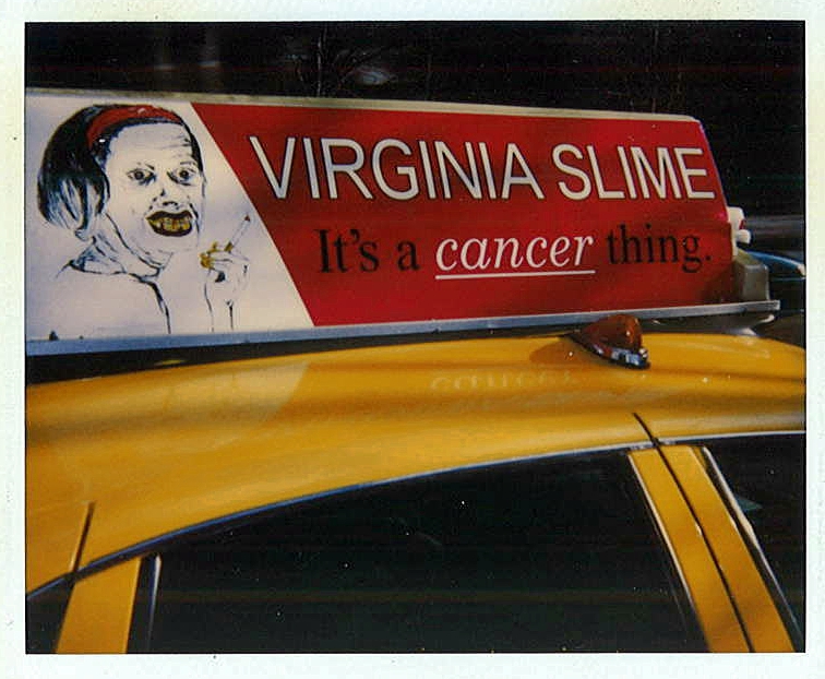 Virginia Slime taxi red