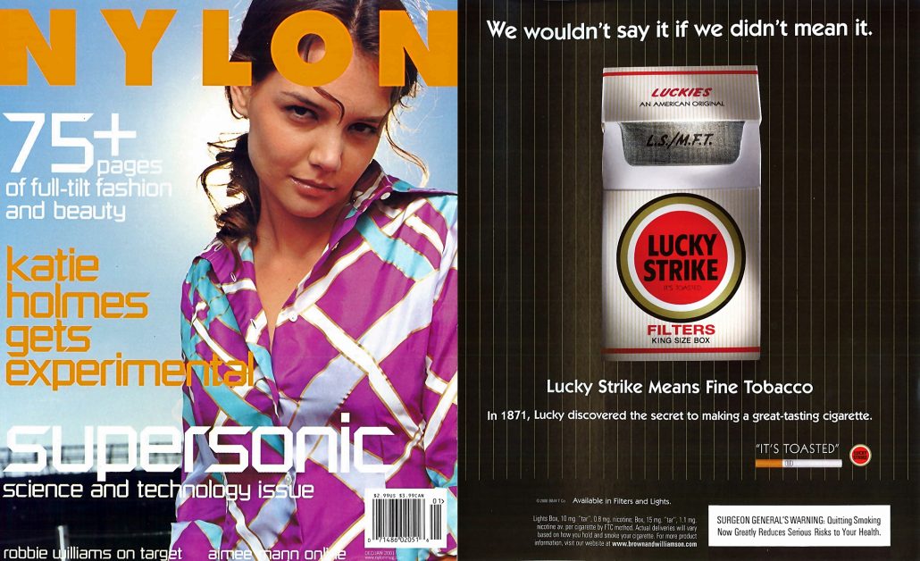 2001 Nylon Lucky ad Resize 60
