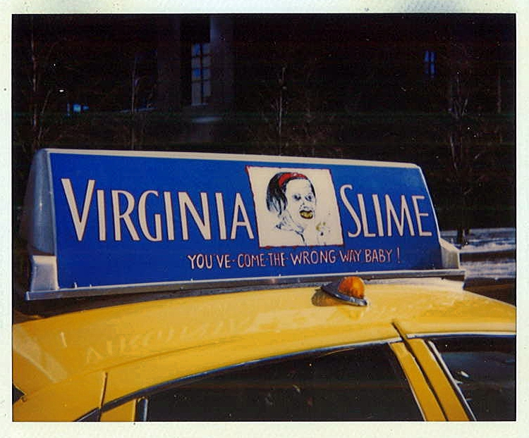 Virginia Slime taxi blue
