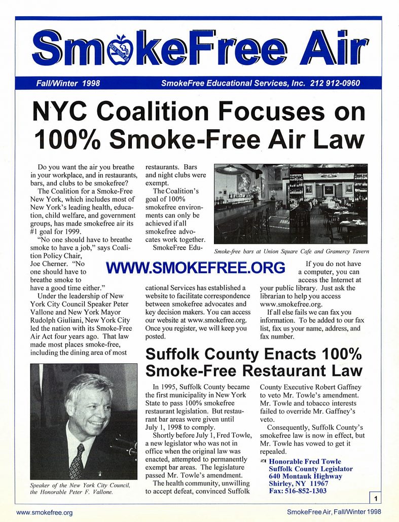 smoke free air law