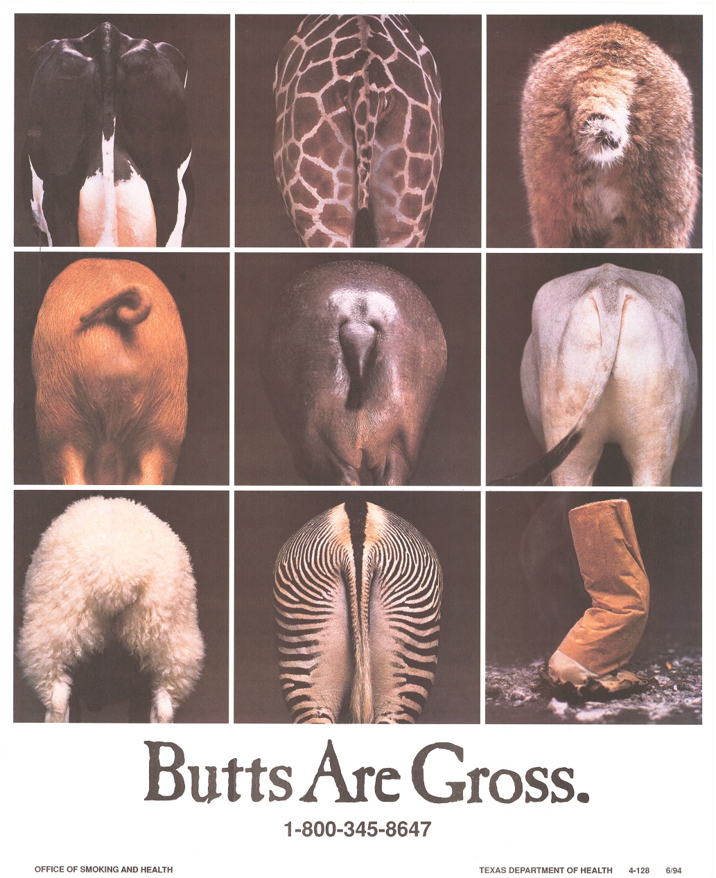 Butts are Gross Texas Department of Health Office of Smoking and Health 6 1994