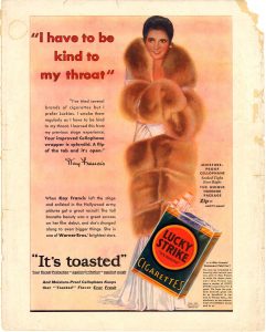 1931 Kay Francis for Lucky Strike