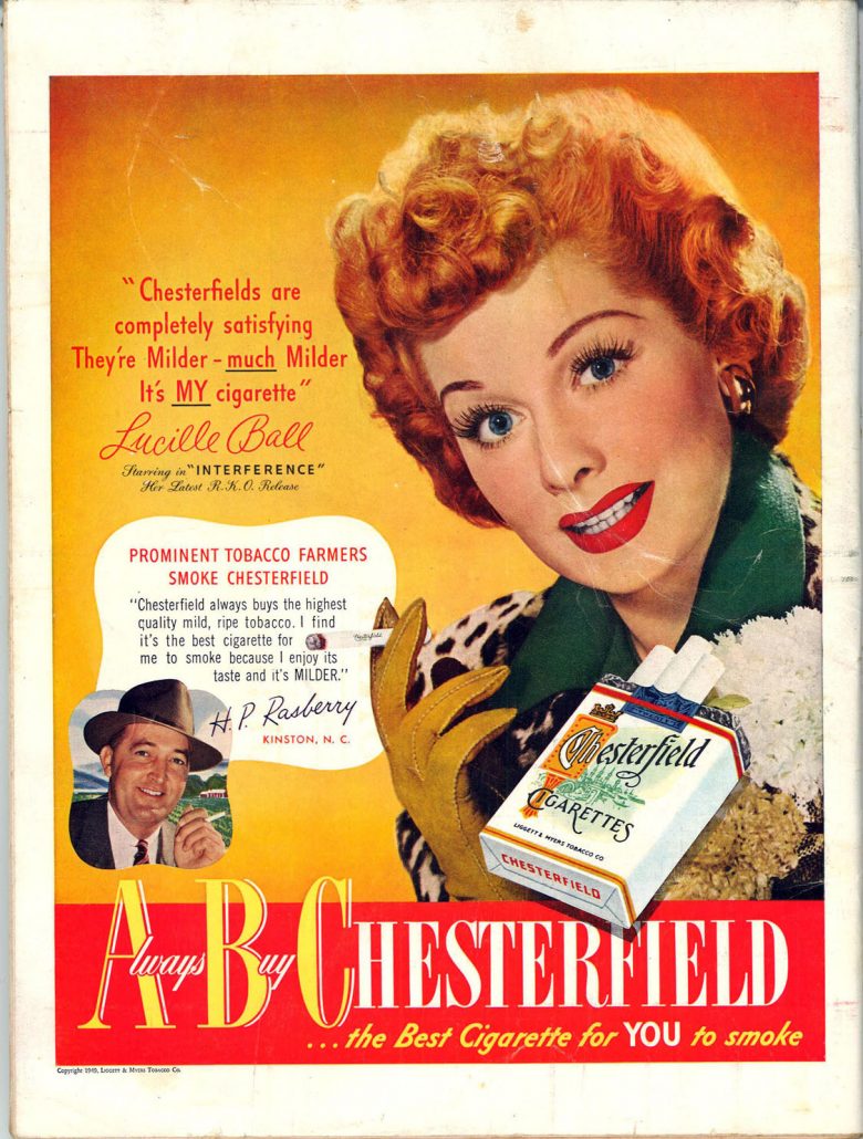 1949 Life Lucille Ball for Chesterfield 1
