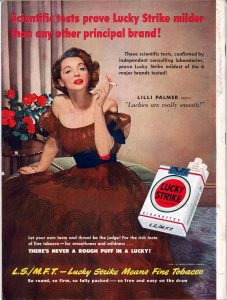 1950 Life Lilli Palmer for Lucky Strike