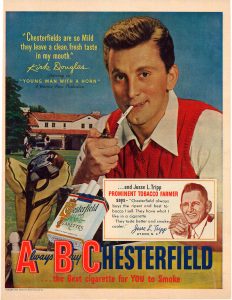 1950 McCalls Kirk Douglas for Chesterfield
