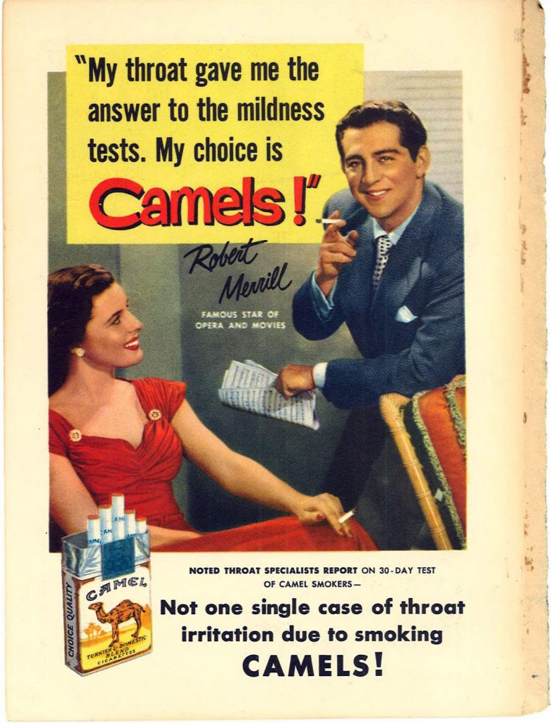 1951 Coronet Robert Merrill for Camel