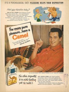 1956 Rock Hudson for Camel