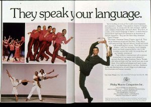 1986 Alvin Ailey Dance Theater Ad Sponsor PM 1