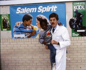 1987 AB Holding Boy at Salem Kool Ads