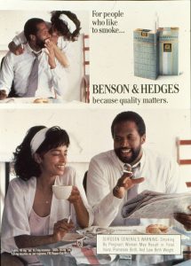 1987 BH Ad For People Who Like to Smoke