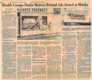 1989 Atlanta Journal Sign of the Times Sin Ads Target Blacks Pg 2