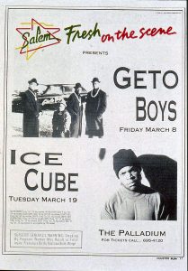1991 Houston Style Geto Boys Ice Cube Concerts Ad 1