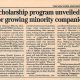 1993 01 09 NY Amsterdam News Scholarship Program for Minority Companies 1