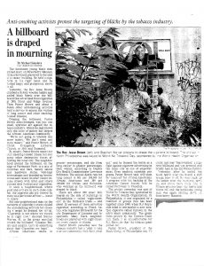 1994 06 01 Phil. Inquirer Billboard Draped in Mourning Pg 2