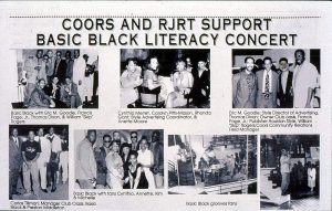 1995 Coors RJRT Support Basic Black Literacy Concert 1