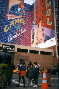 1995 Painted Camel Billboard in NYC