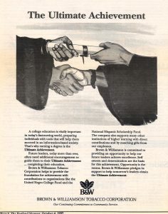 1997 02 12 Houston Forward Times Brown Williamson Ad