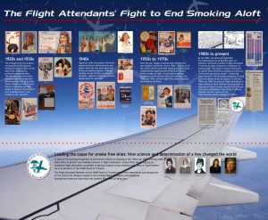 2012 Updated Flight Attendants Fight to End Smoking Poster