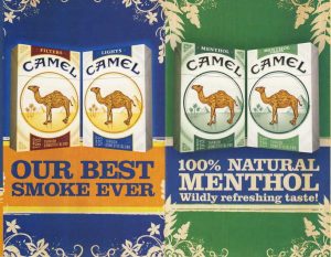 n.d. Camel Promotional Card Best Smoke Ever Natural Menthol