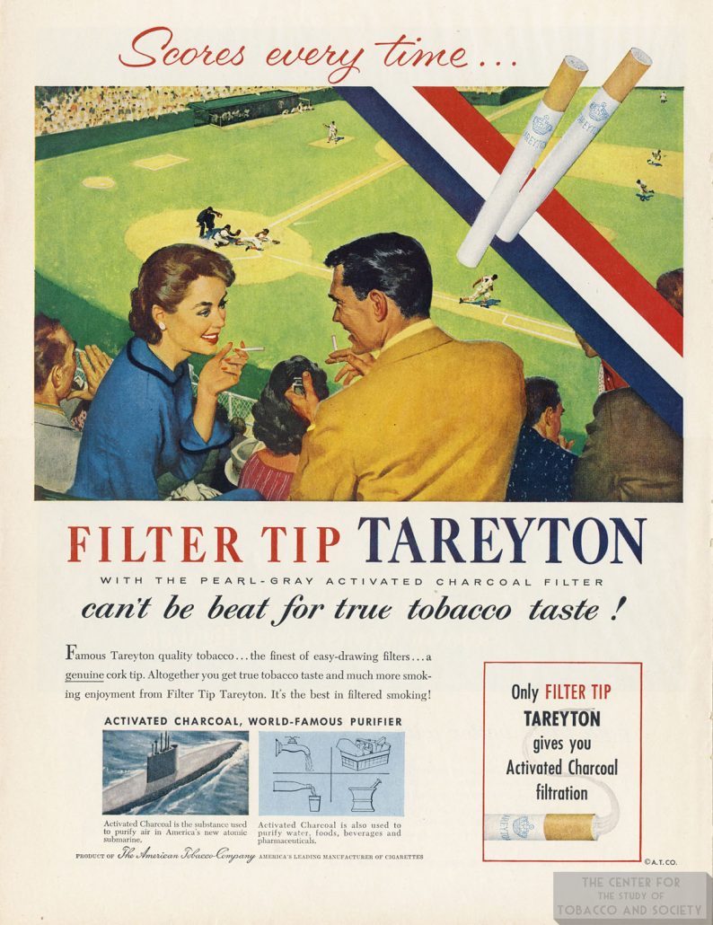 1955 08 27 Sat Eve Post Tareyton Ad Scores Every Time
