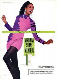1991 11 Ebony Virginia Slims Ad Big Girls Dont Cry