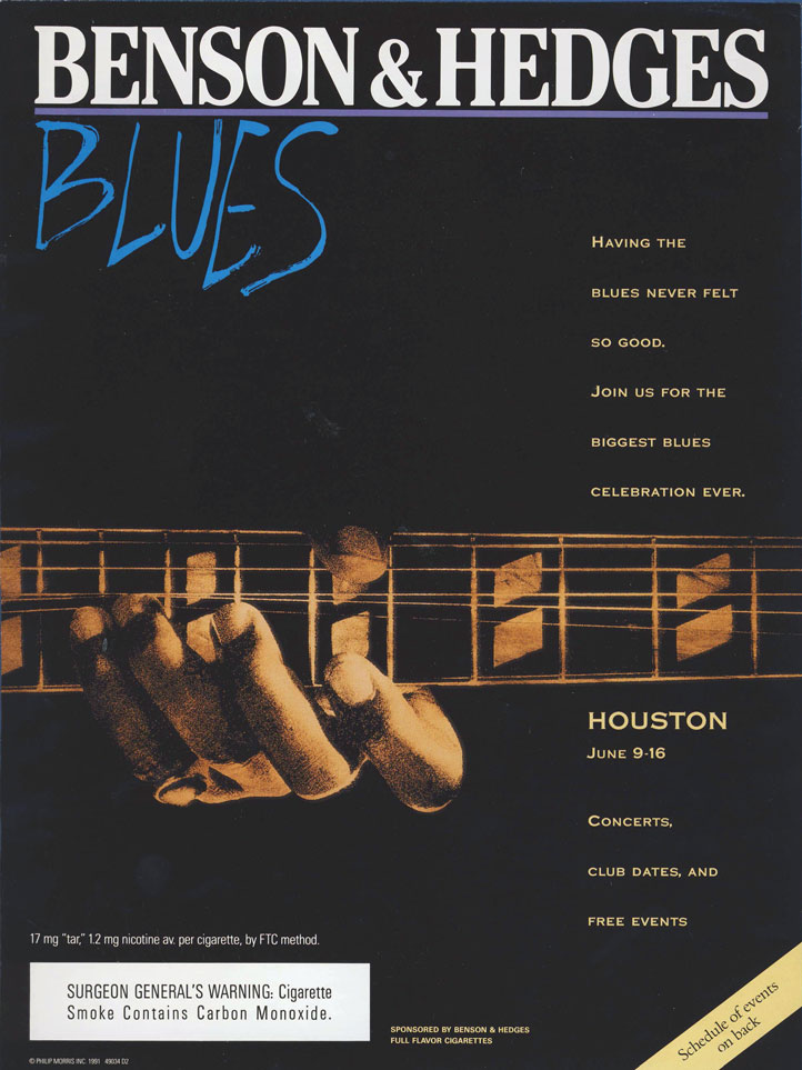 1991 BH Blues Advertising Flyer 1