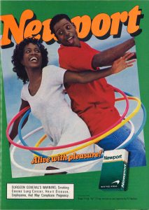 1995 07 Ebony Newport Ad Hula Hooping Couple 1