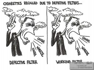 1996 Steven Lait Cigarettes Recalled Due to Defective Filters