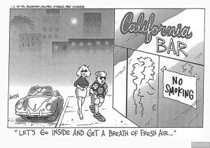 Auth Cartoon Breath of Fresh Air in Bar 1