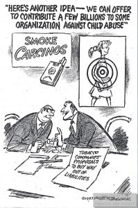 Herblock Cartoon Smoke Carcinos