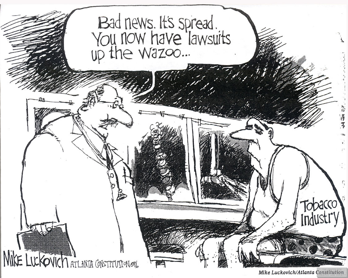 Luckovich Cartoon Lawsuits Up the Wazoo 1