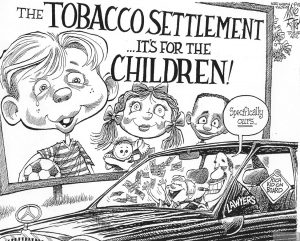 Ritter Cartoon Tobacco Settlement for Children 1