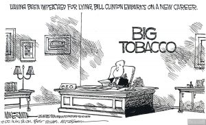 Smith Cartoon Clinton Big Tobacco CEO 1