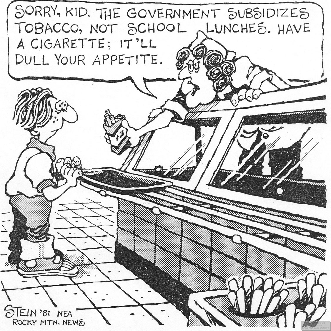 Stein Cartoon No School Lunch Subsidies 1