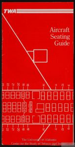 TWA Aircraft Seating Guide Front Cover 1