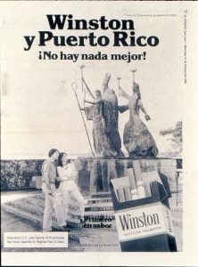 1984 10 31 El Vocero Winston Ad Spanish