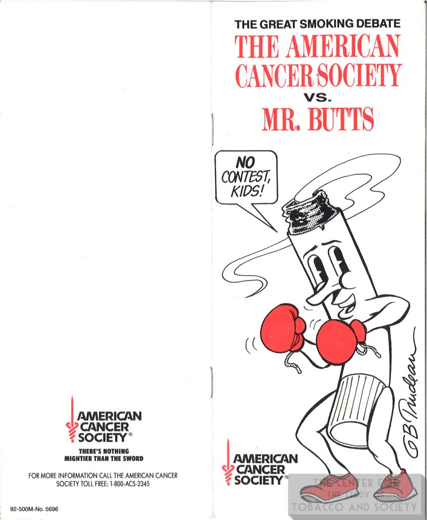 1992 Garry Trudeau American Cancer Society The Great Smoking Debate 1
