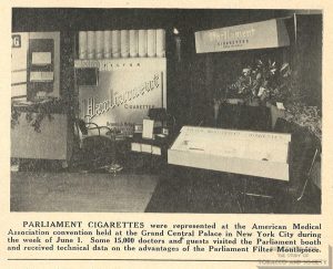 1953 06 20 Tobacco Leaf Parliament Booth at AMA Convention