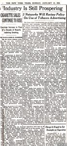 1964 01 12 NY Times Industry Still Prospering focus