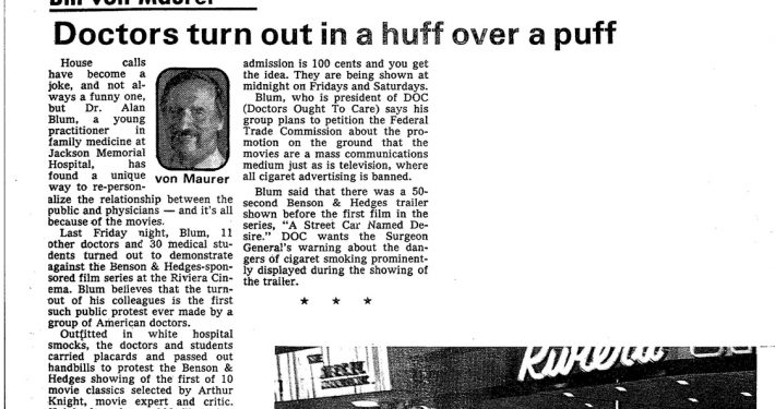 1977 09 27 Miami News Drs Turn Out in a Huff